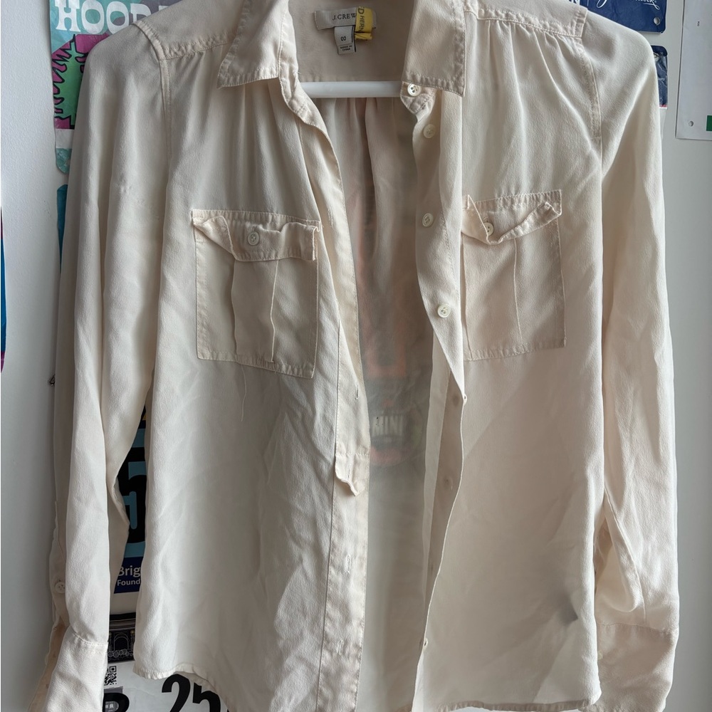 J. Crew Light Beige Shirt